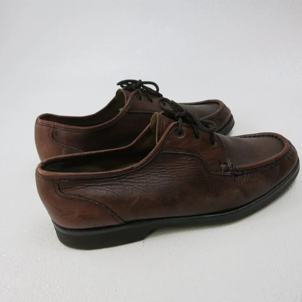 Clarks Oil Tanned Leather Casual Dress Oxfords Footwear Men's Italy Size 10.5 M